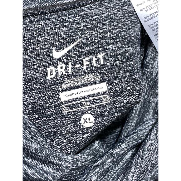 Nike Dri-fit Womans Size XL Gray Knit Infinity Training Cover-up Hyper Punch - Picture 5 of 12